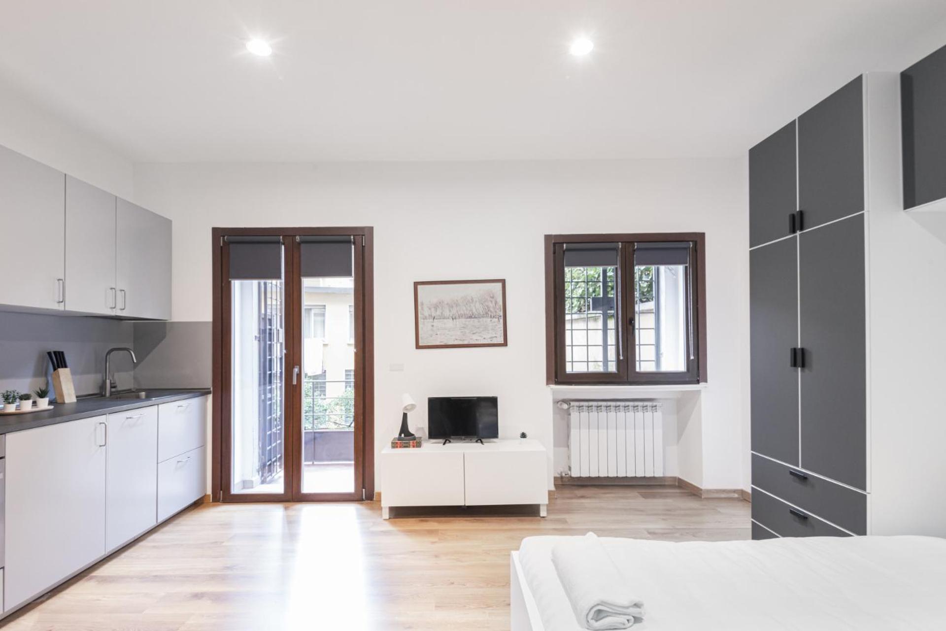 Ferienwohnung Easylife - Studio Con Balcone In Risorgimento Mailand Exterior foto